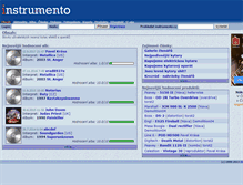 Tablet Screenshot of instrumento.cz